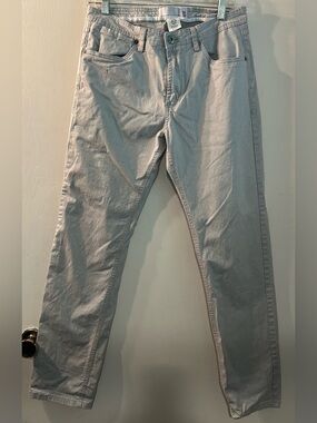 Men's Denim & Cloth Casual Straight-Leg Jeans in Light Gray Size 32 X30”